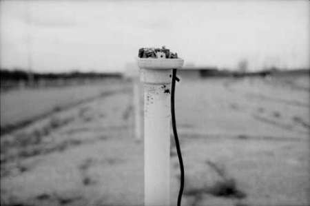 Cascade Drive-In Theatre - Speaker Pole - Photo From Jeff Raterink (newer photo)